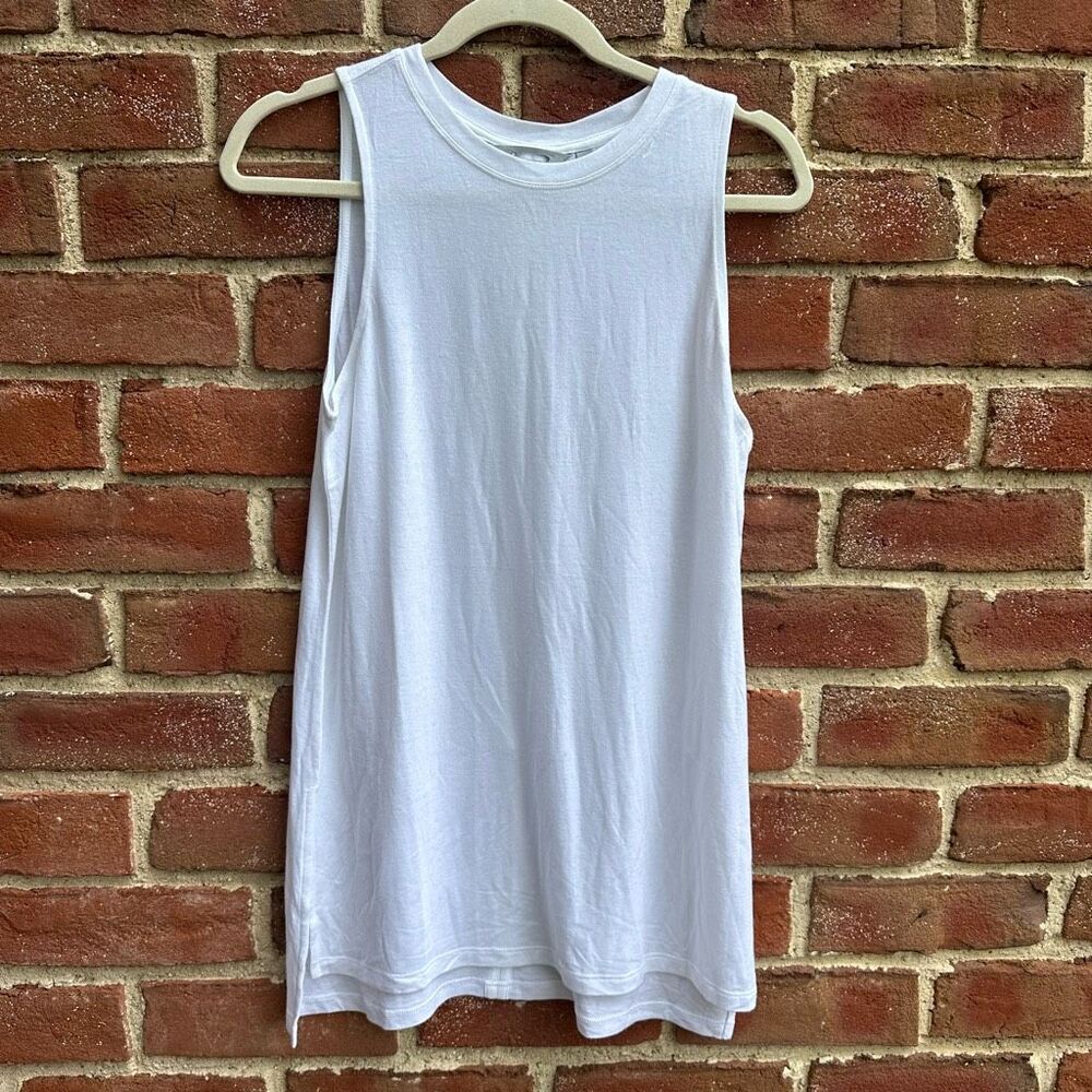 Athleta Womens Threadlight Split Side Tank Top Wh… - image 2